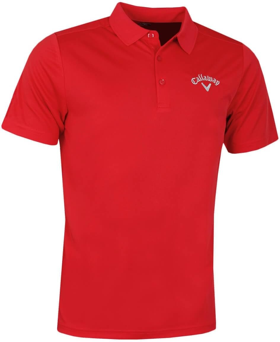 Callaway Golf Mens Tournament LC Logo Polo Shirt