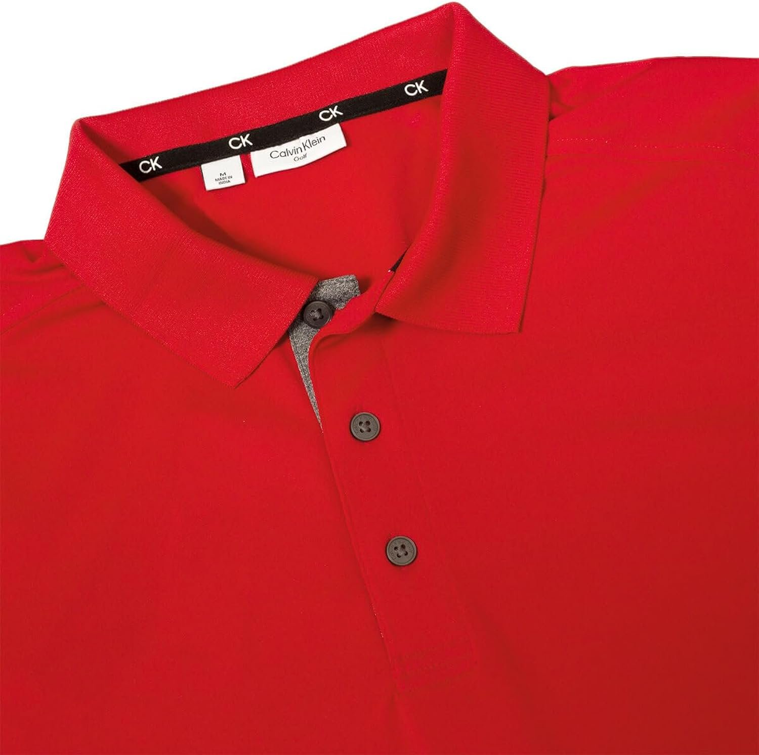 Calvin Klein Mens 2024 Club Golf Lightweight Breathable Wicking Polo Shirt