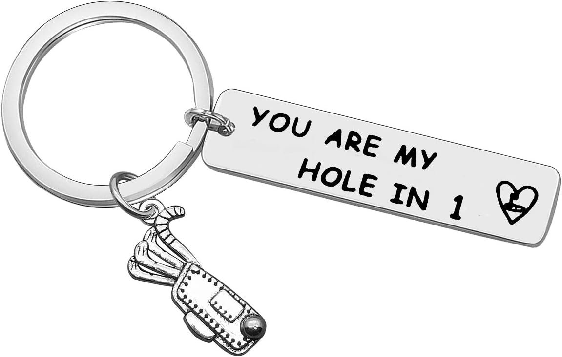 Golf Lover Keyring Gift for Friend Equestrian Gift Golfer Keyring Gift for Boy Girl Horse Lover Gift Horse Keyring Gift