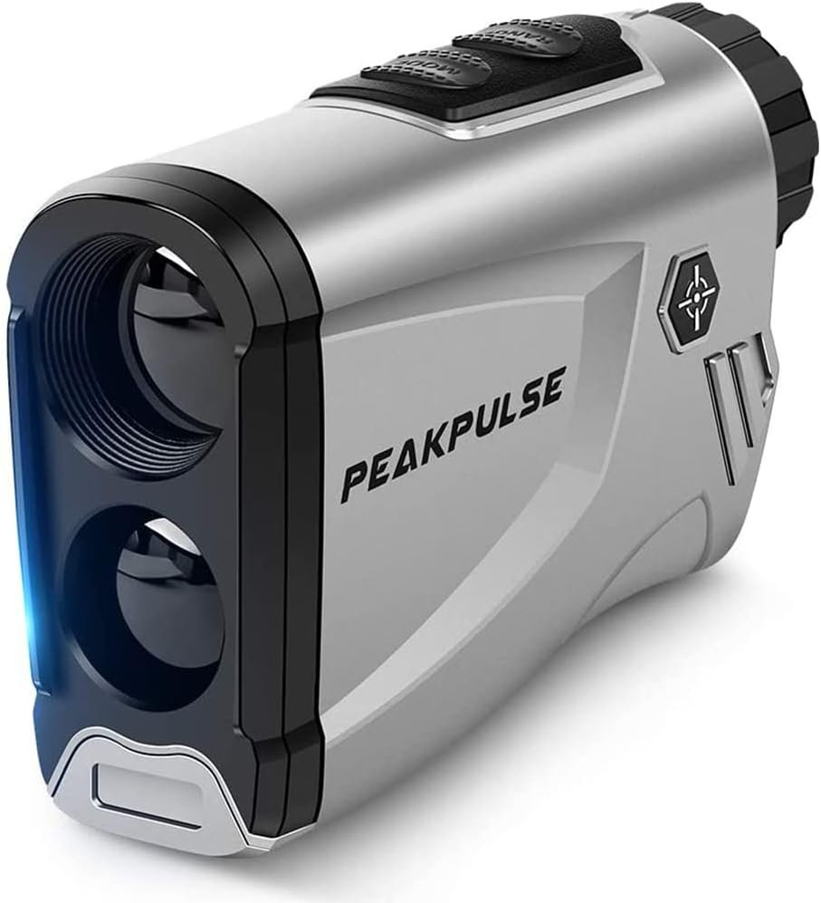 golf range finderpeakpulse lc600ag rangefinder golf 600 yards rangefinder with slope compensationflag lock6x magnificati