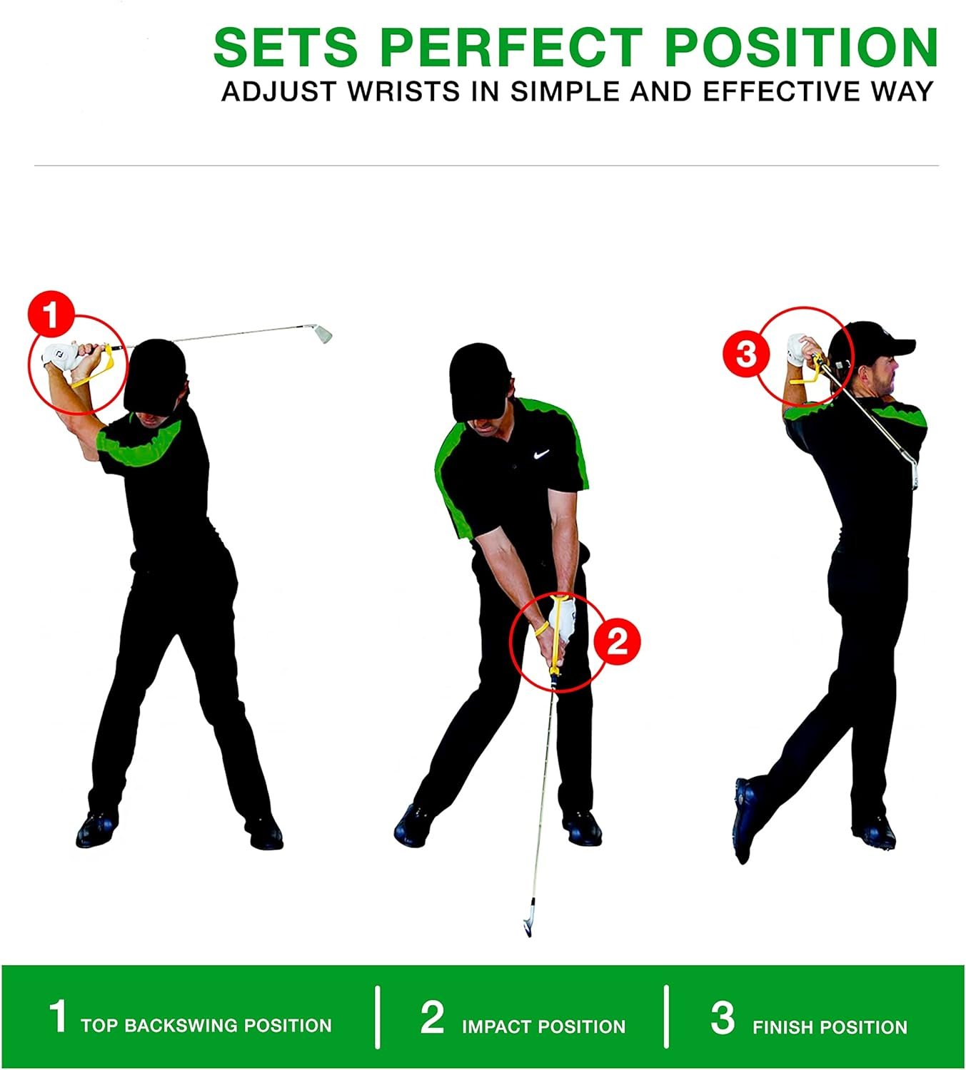 Golf Swing Training Aid | Golf Doctor Wrist Hinge Trainer - Develop A More Consistent Swing Plane - Take Your Golf Game to The Next Level