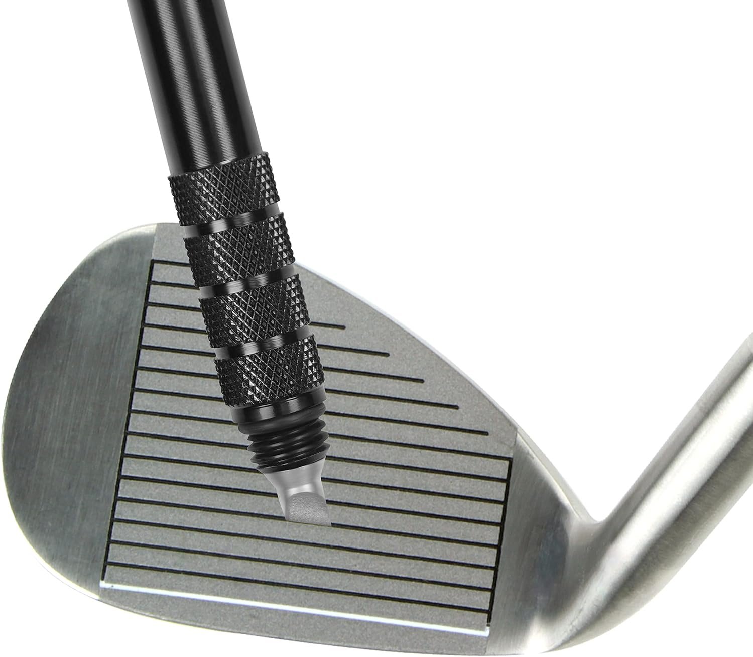 K  V Golf Golf Club Groove Cleaner  Sharpener Tool- Re-Grooving Cleaning Tool for All Irons  Wedges - Golf Club Cleaner for U  V-Grooves - Generate Optimal Backspin  Improve Ball Control