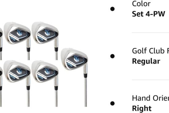 lazrus premium golf irons individual or golf irons set for men 456789pw driving irons 23 right left hand steel shaft reg 2