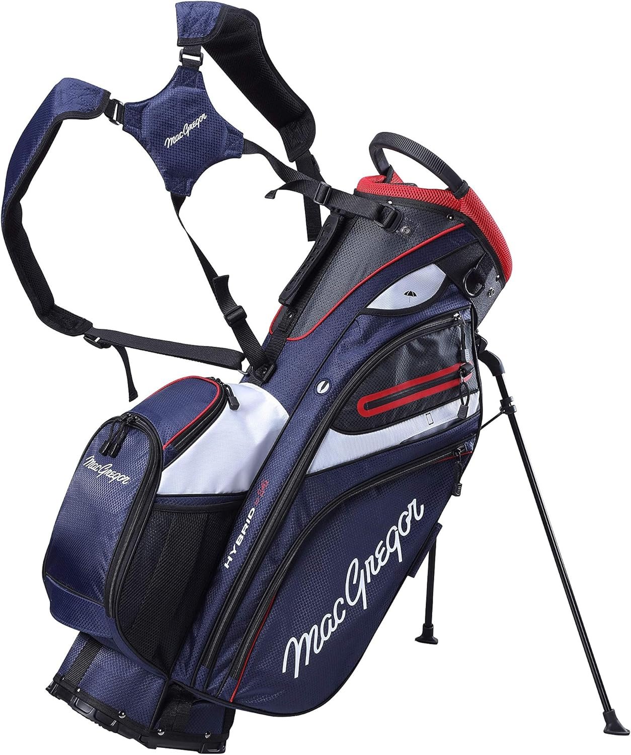 MacGregor Golf MACBAG146 Mactec HYBRID 14 Golf Club Stand Carry Trolley Bag