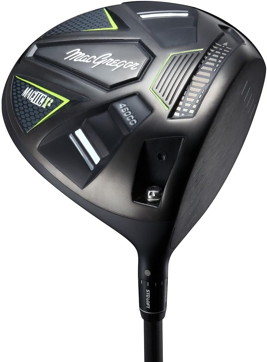 MACGREGOR MACTEC X2 ADJUSTABLE DRIVER, Black