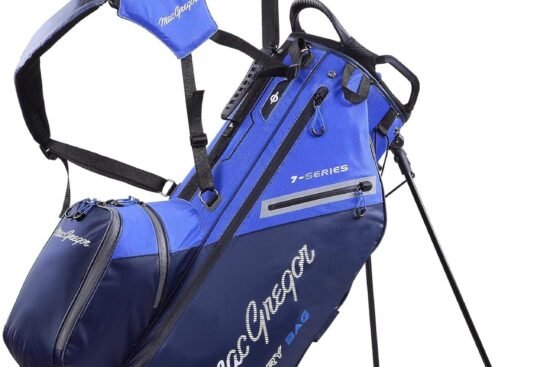 macgregor mens mactec 15 series water resistant golf club cart bag stand