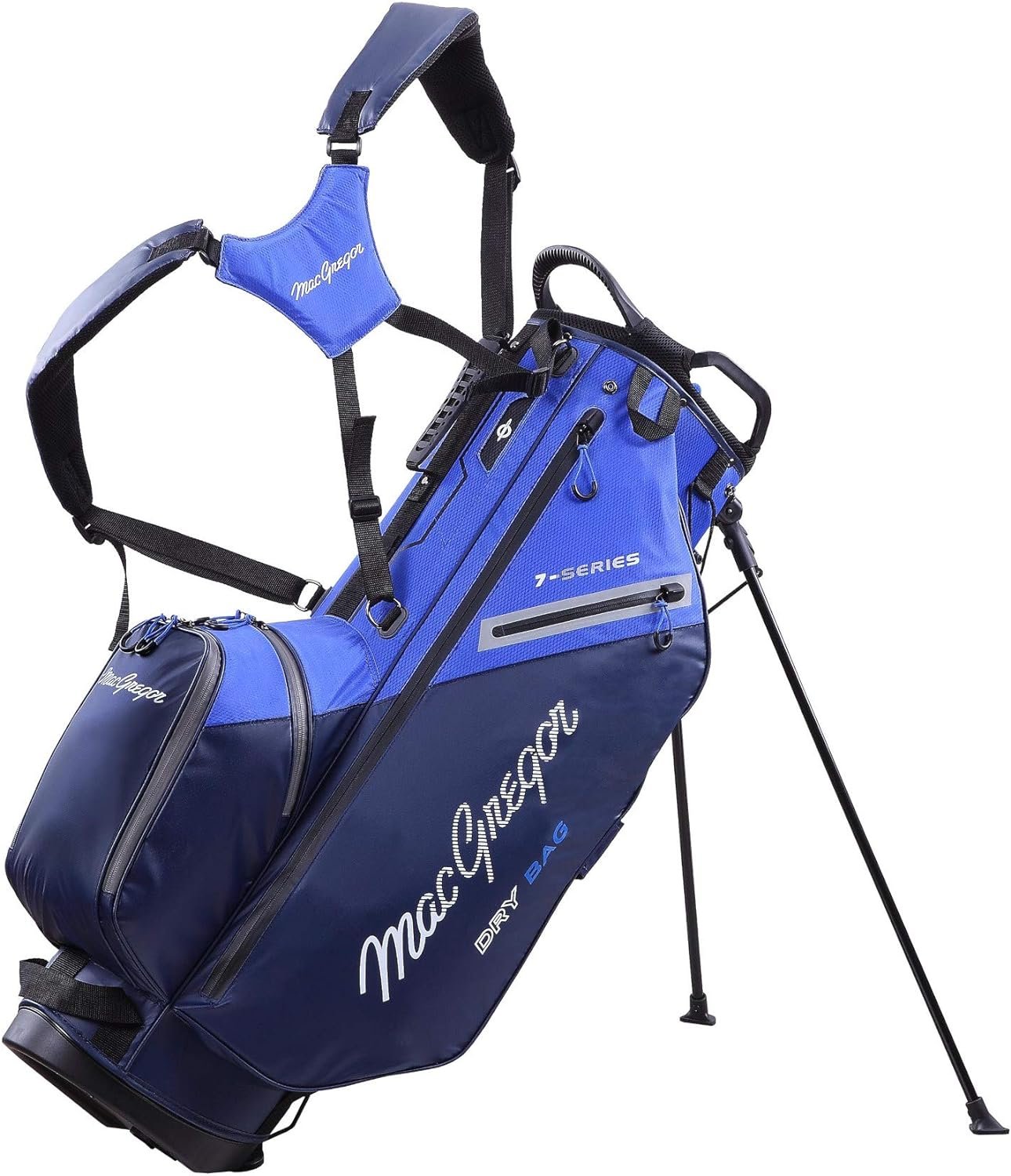 macgregor mens mactec 15 series water resistant golf club cart bag stand