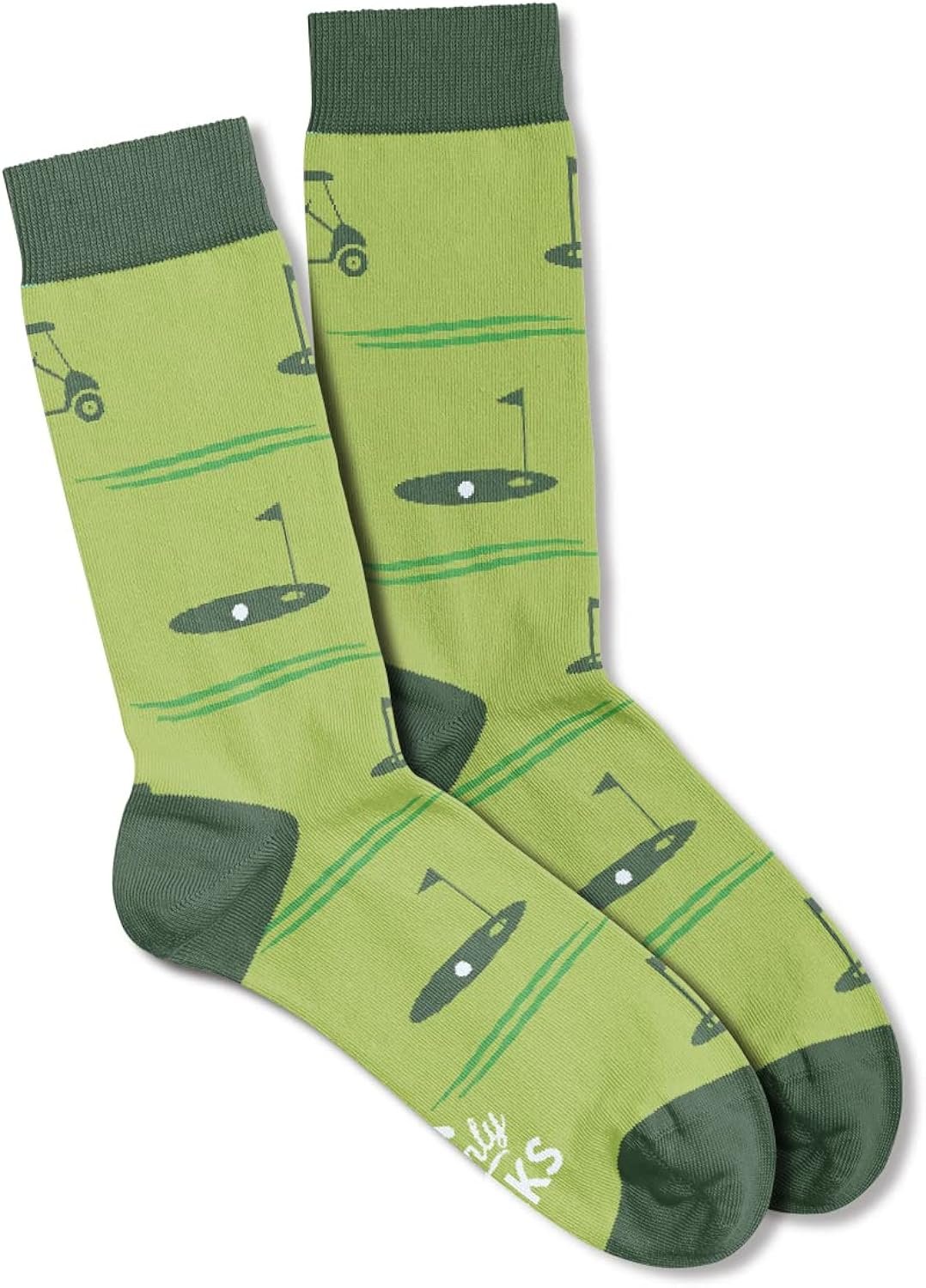 Mens Socks Golf Golfing Design Pattern Present Gift Keepsake for Him Casual UK Size 6-11