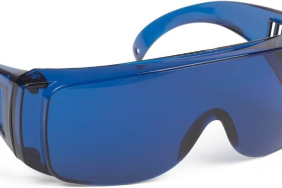 original golf ball finder glasses blue tinted lens illuminates white comes with carry pouch gift for golfing men women t