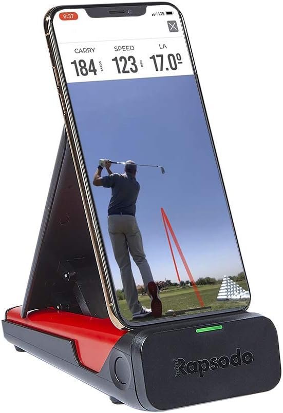 Rapsodo Mobile Launch Monitor for Golf Indoor and Outdoor Use with GPS Satellite View and Professional Level Accuracy, iPhone  iPad Only