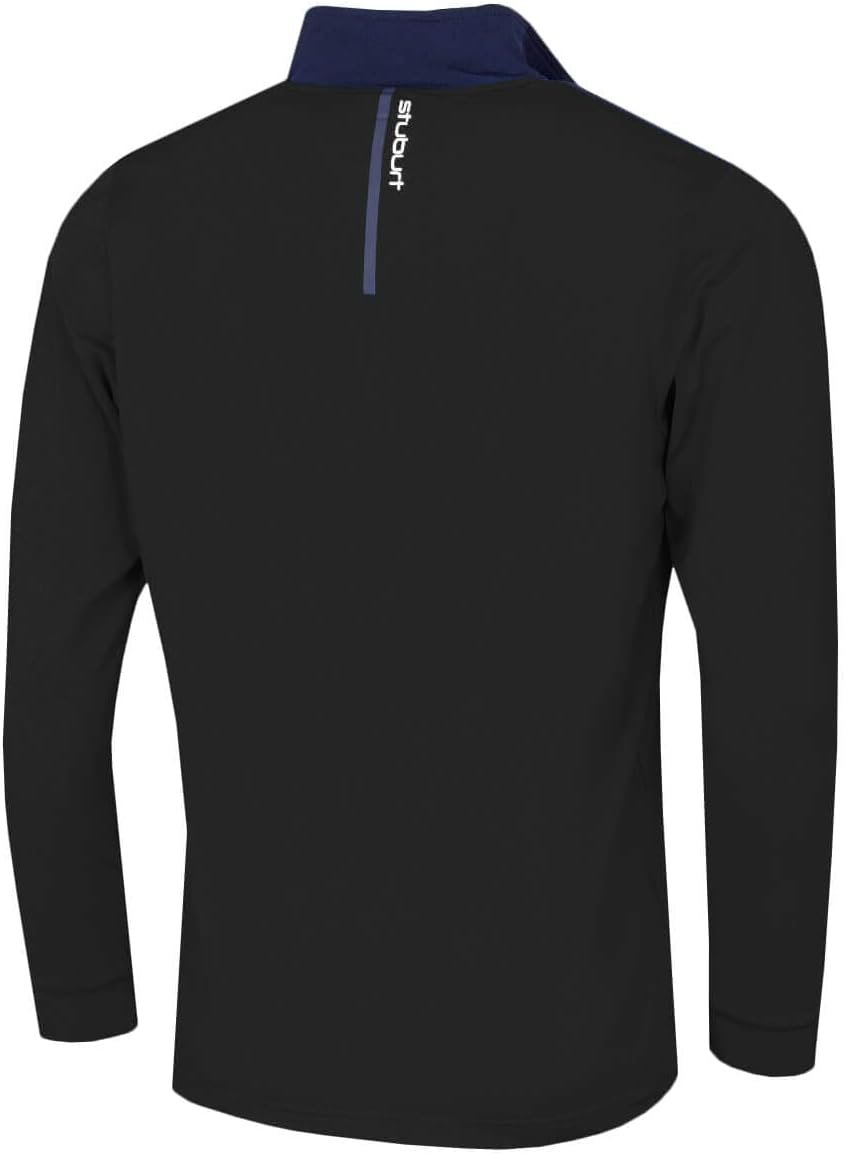 stuburt mens evolve extreme half zip mid layer windproof golf sweater