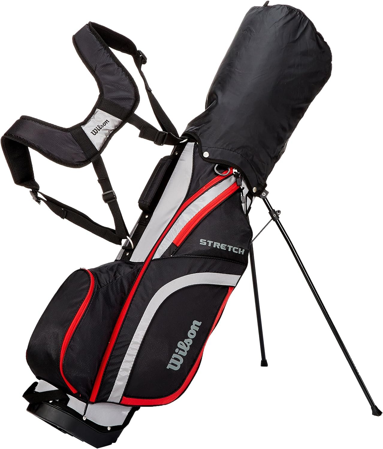 Wilson Mens Stretch Golf Club 10-Club Set with Stand Bag