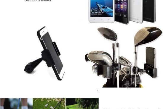 xlhvterli golf phone holder golf swing recordanalyseuniversal smartphone holder for the golf trolleygolf buggygolf cartg 1