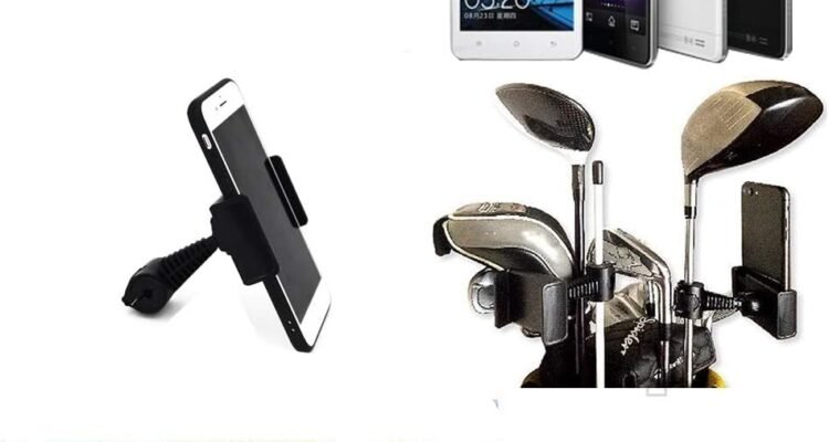 xlhvterli golf phone holder golf swing recordanalyseuniversal smartphone holder for the golf trolleygolf buggygolf cartg 1