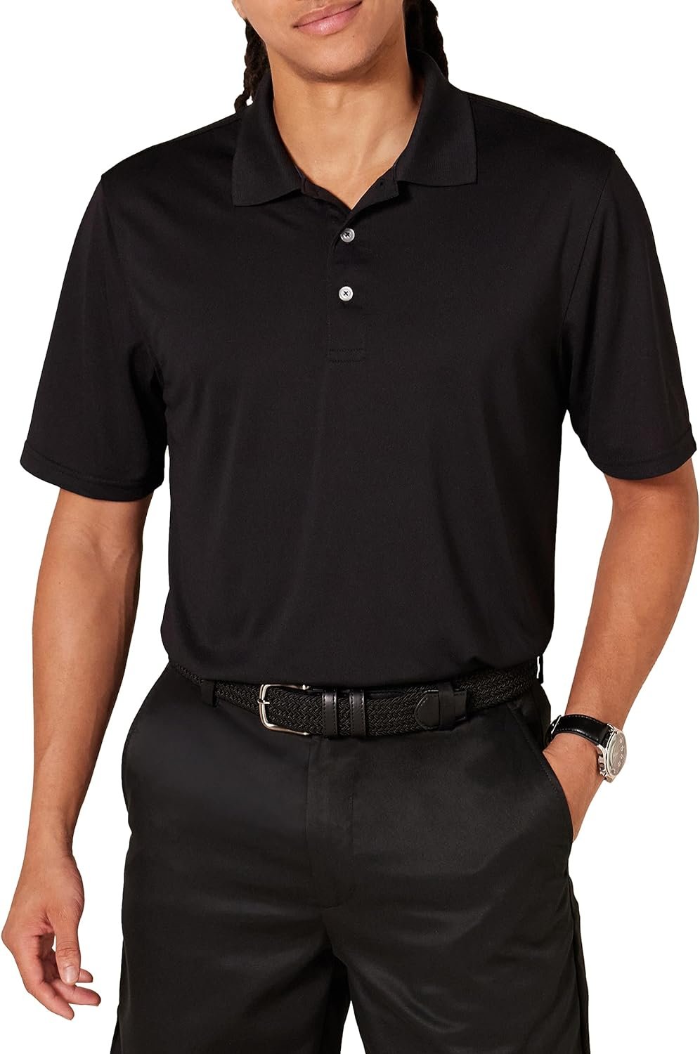 Amazon Essentials Mens Regular-Fit Quick-Dry Golf Polo Shirt (Available in Big  Tall)