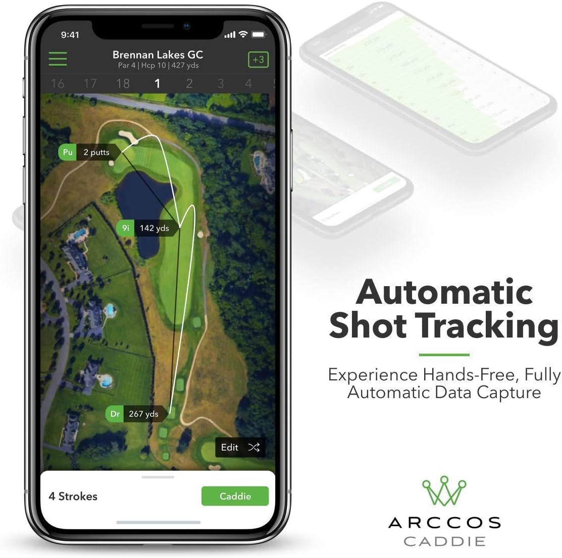 Arccos Caddie 3rd Gen Smart Sensors – 14 Tracking Sensors For Golf, Open Box (Like New)