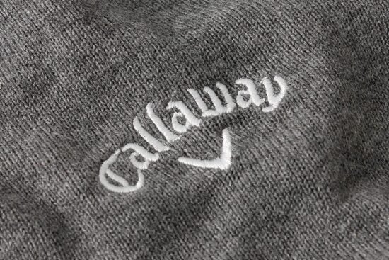 callaway golf mens 2024 odyssey long sleeve v neck 12 gauge embroidered sweater 1