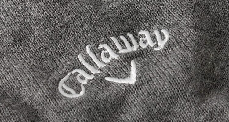 callaway golf mens 2024 odyssey long sleeve v neck 12 gauge embroidered sweater 1