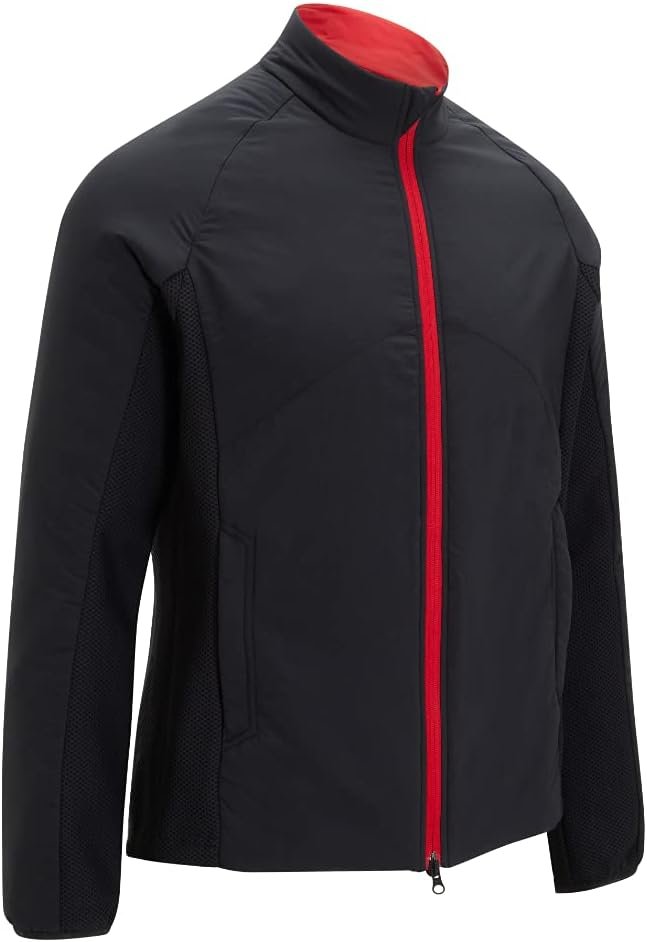 Callaway Golf Mens Primaloft Mixed Media Water Resistant SwingTech Golf Jacket