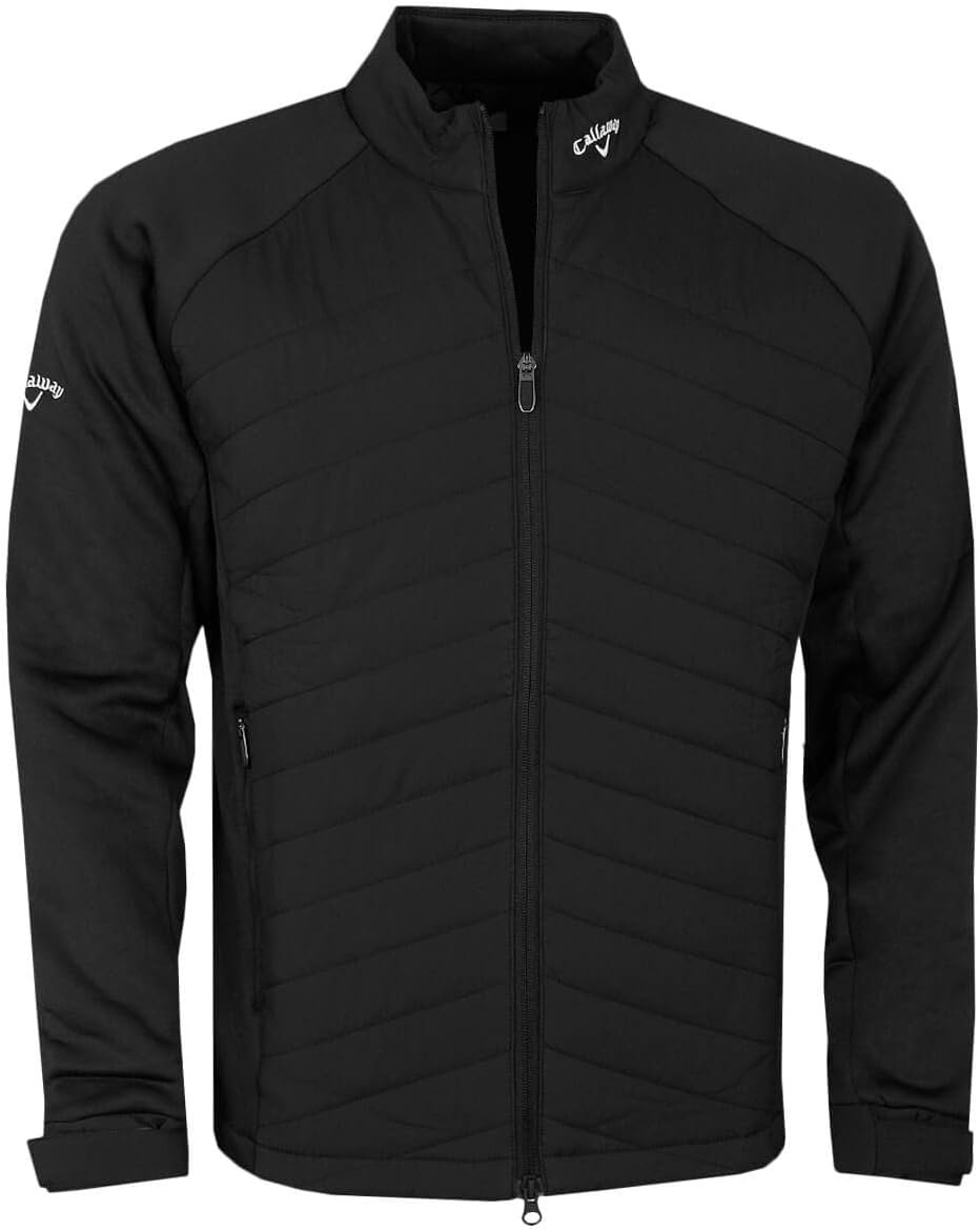 Callaway Golf Mens Primaloft SwingTech Quilted Insulated Thermal Jacket