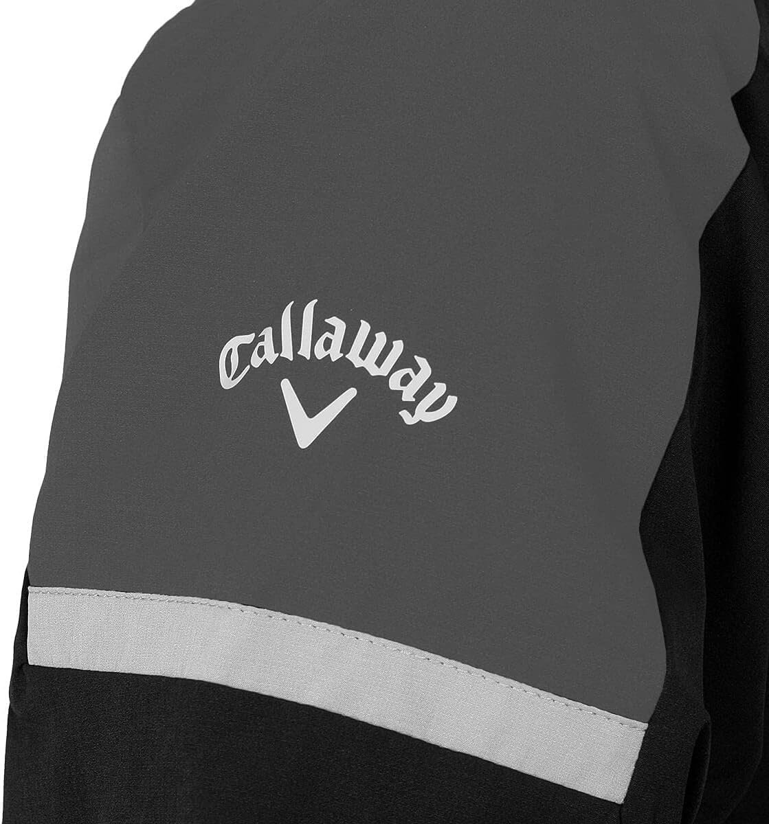 callaway golf mens shoulder block water repellent swingtech golf wind jacket 2