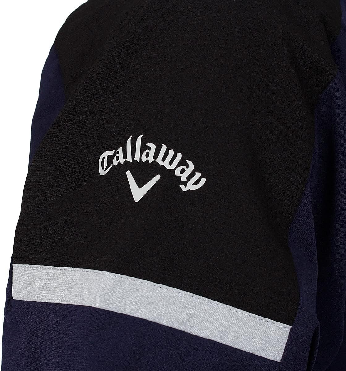 Callaway Golf Mens Shoulder Block Water Repellent SwingTech Golf Wind Jacket