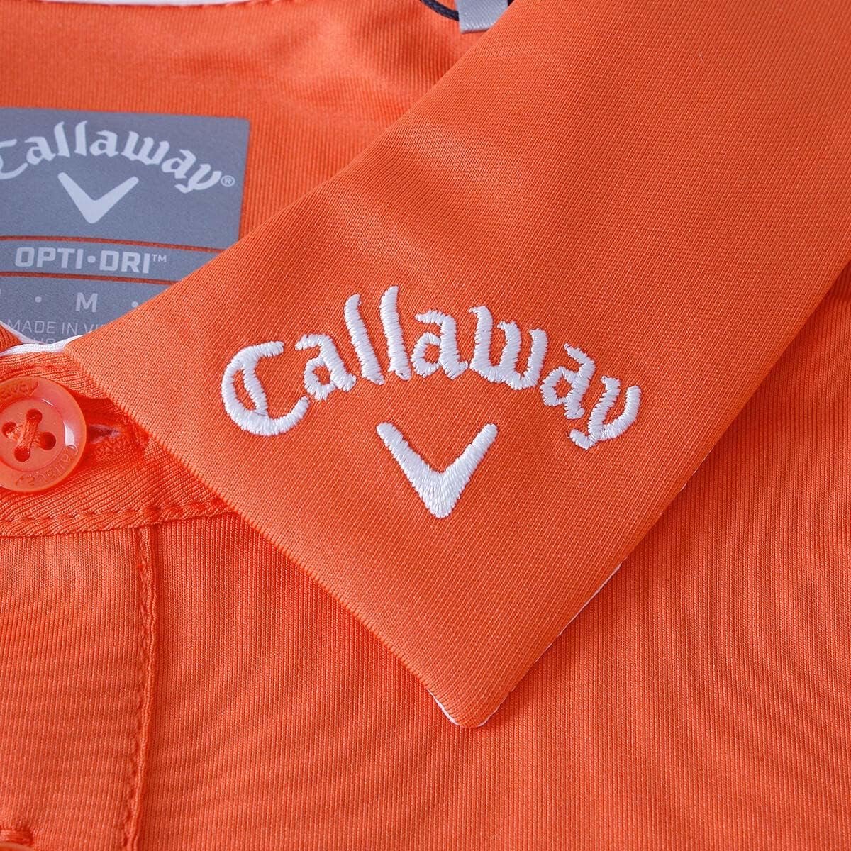 Callaway Golf Mens Stitched Colour Block Wicking Polo Shirt