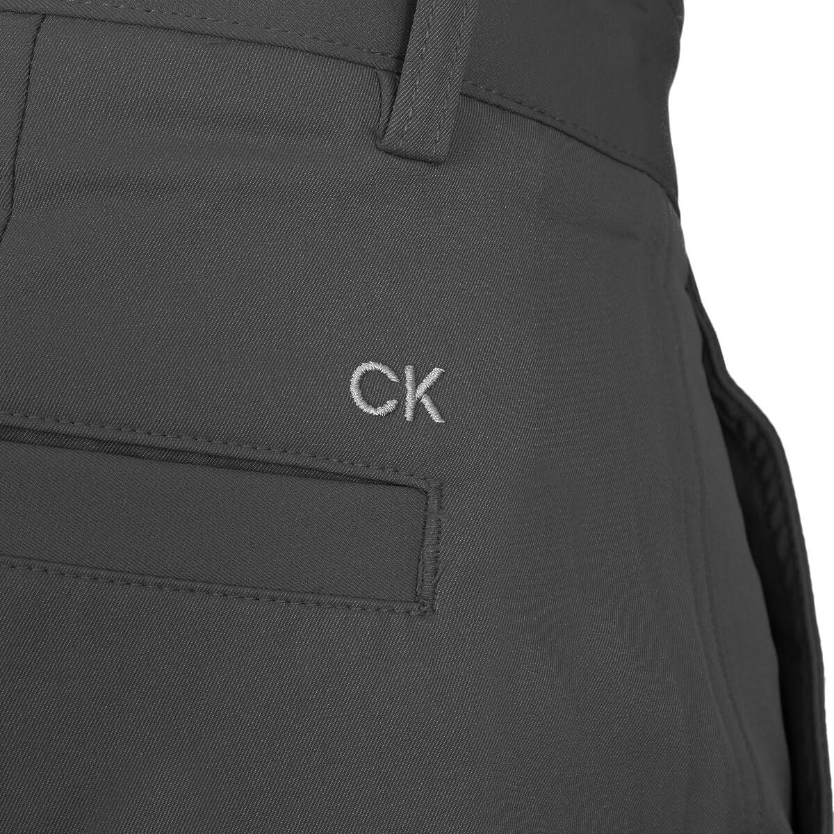 Calvin Klein Mens 2023 Slim Fit Micro Tech Lightweight Golf Shorts