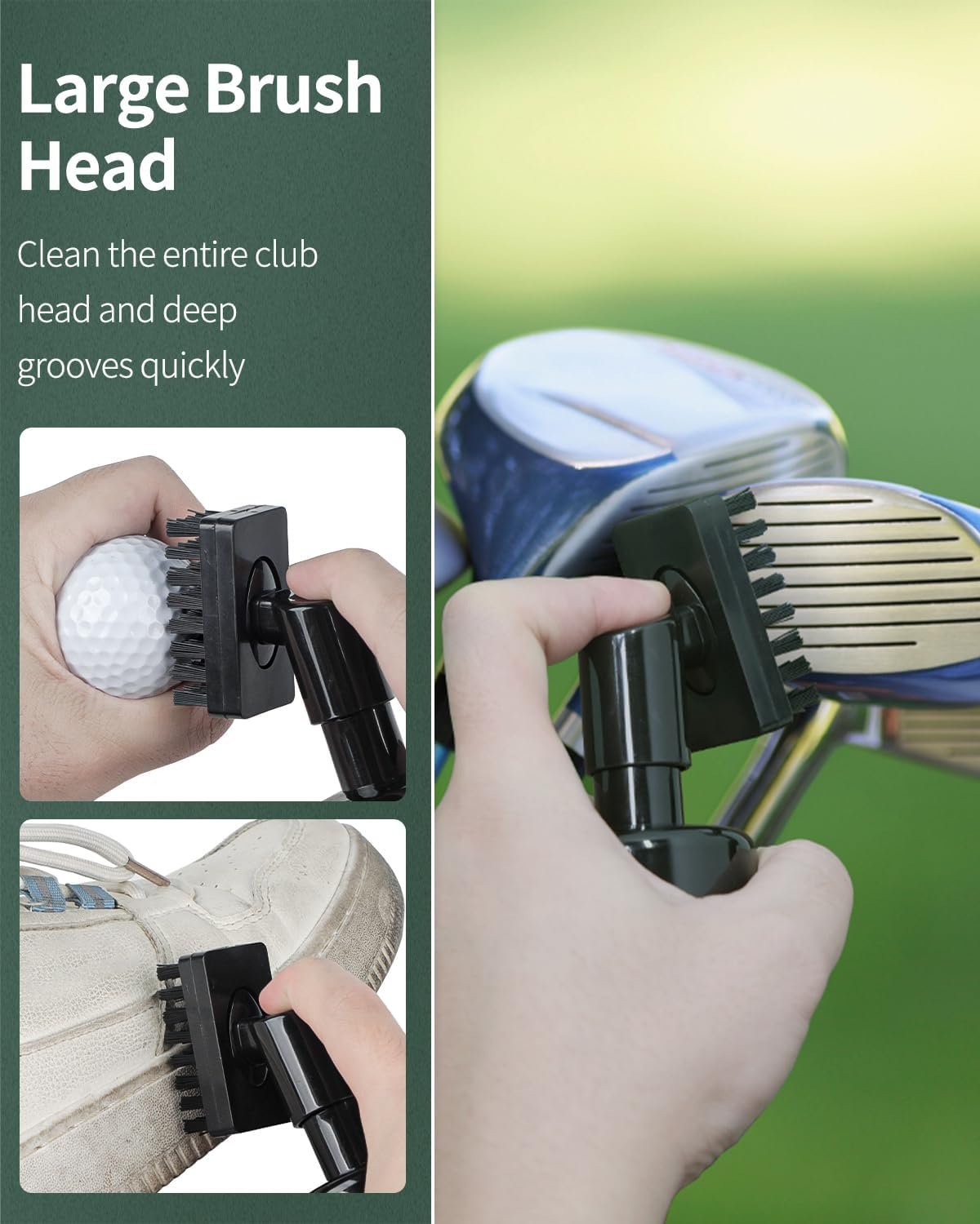 comparing golf club cleaning brushes kits