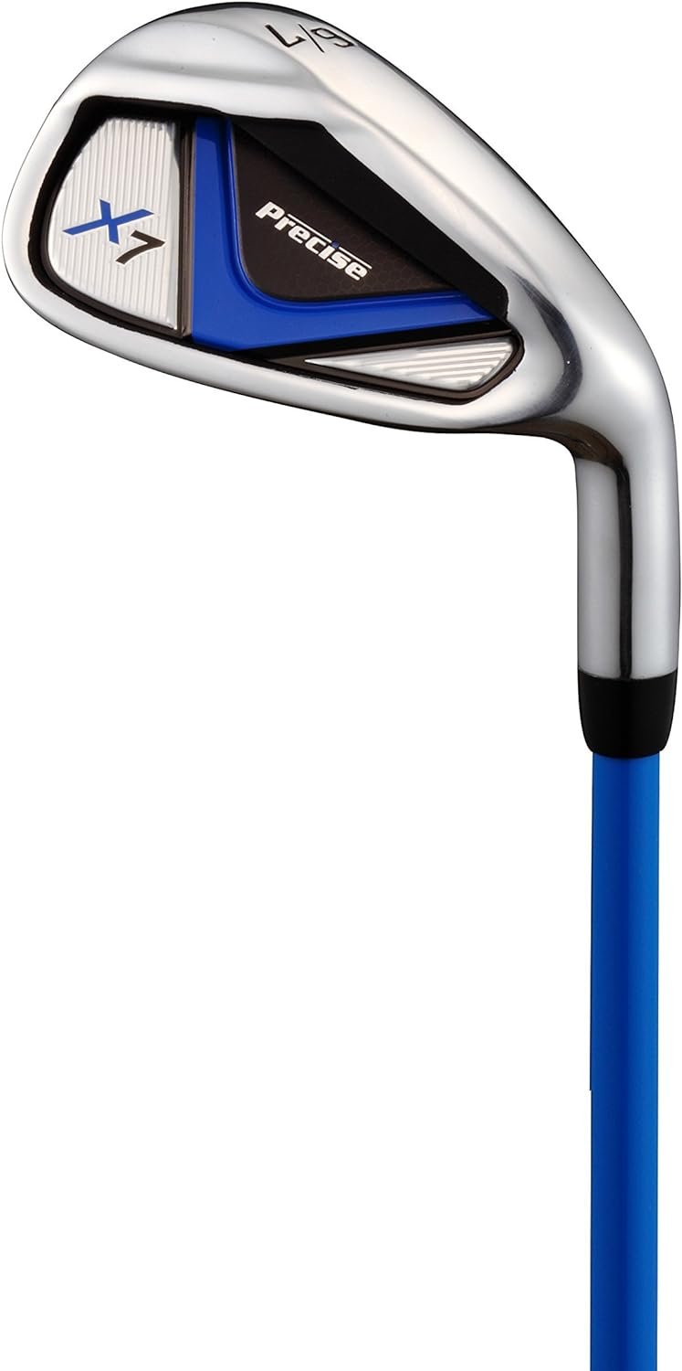 Distinctive Left Handed Junior Golf Club Set for Age 9 to 12 (Height 44 to 5), Left Handed Only, Set Includes: Driver (15), Hybrid Wood (22*), 2 Irons, Putter, Bonus Stand Bag  2 Headcovers