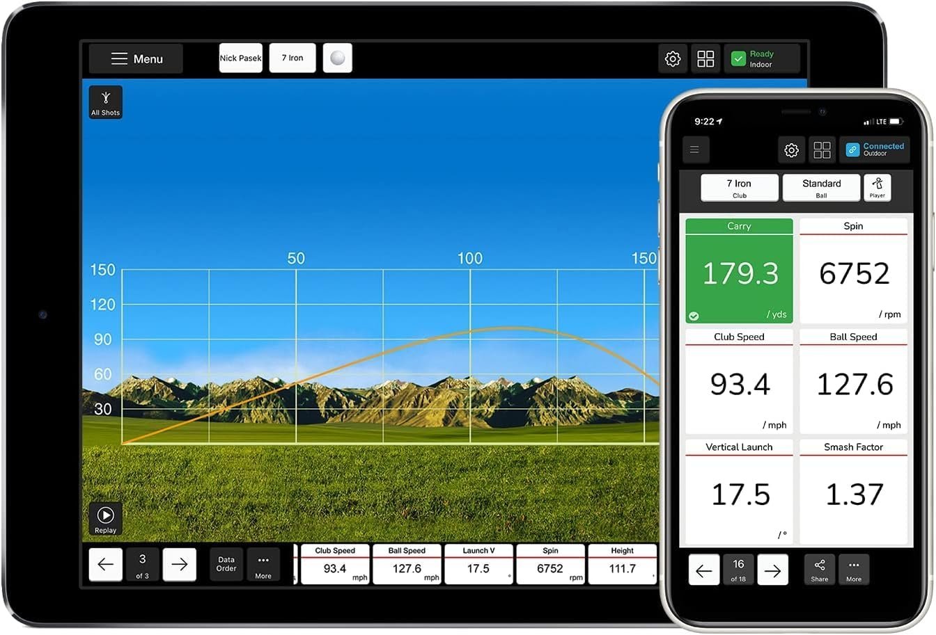 FlightScope Mevo - Portable Personal Launch Monitor for Golf