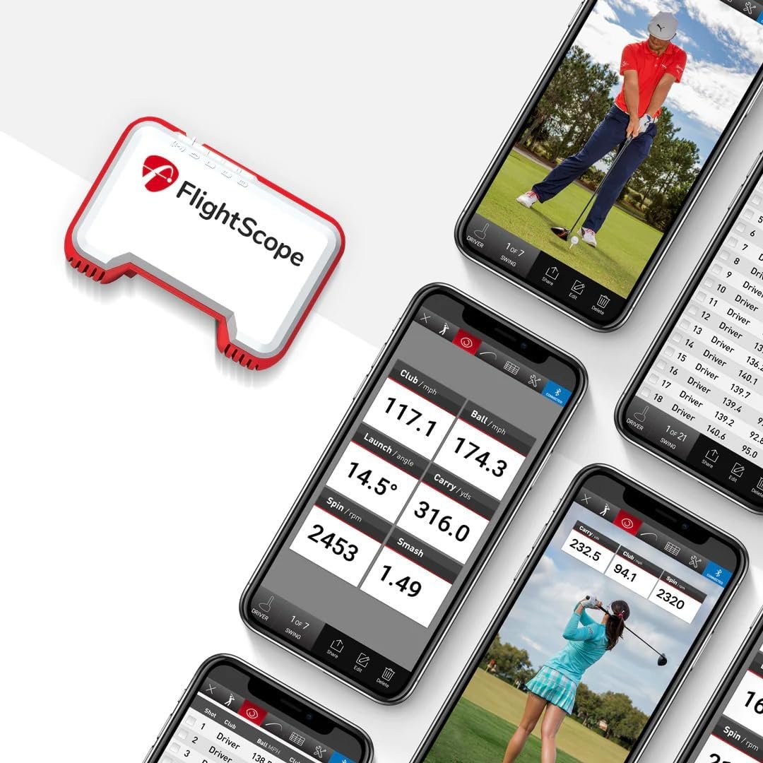 flightscope mevo portable personal launch monitor for golf 2