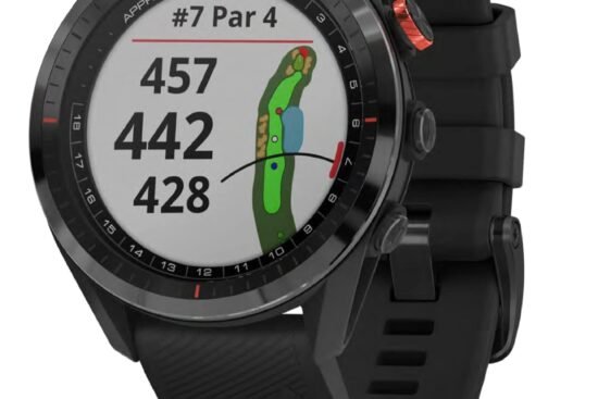 garmin 010 02200 00 approach s62 premium golf gps watch built in virtual caddie mapping and full color screen black