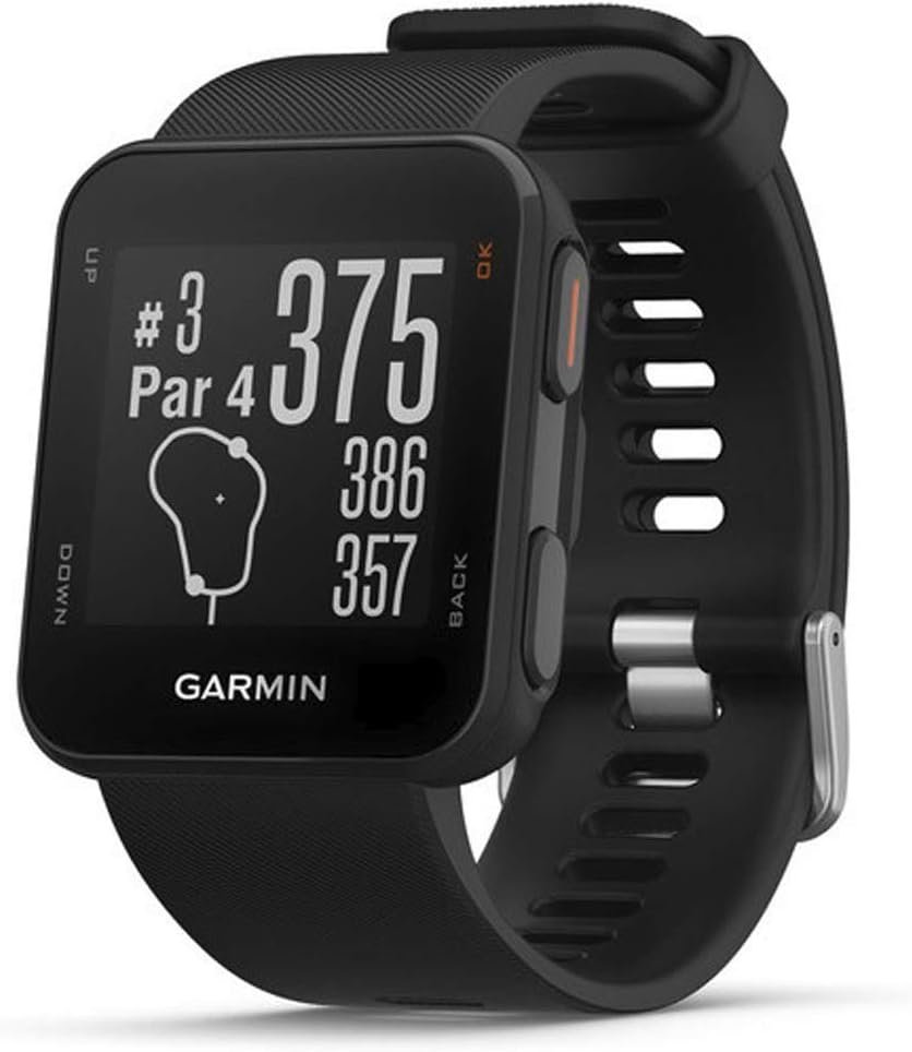 Garmin Approach S10 Lightweight GPS Golf Watch, Black