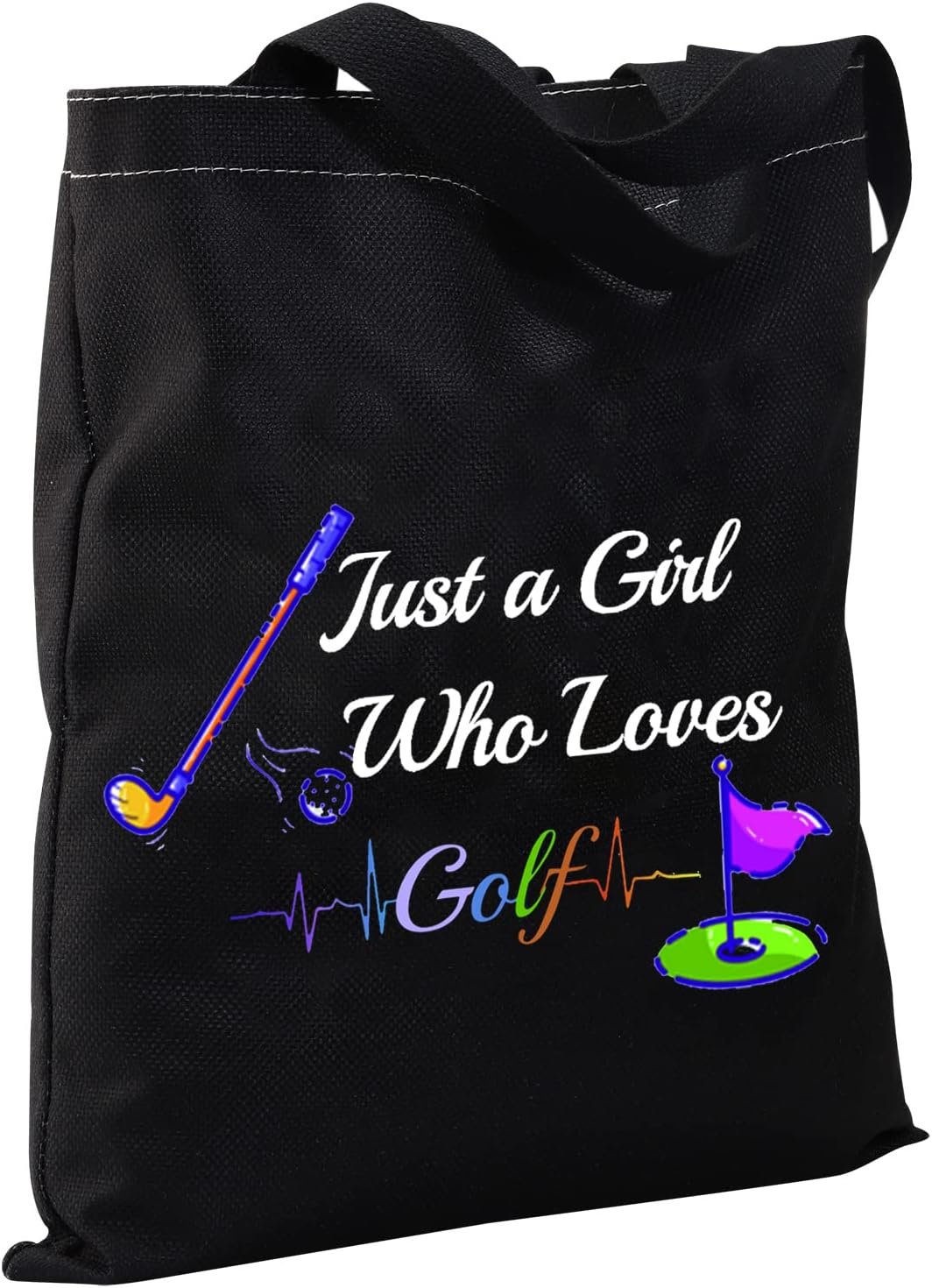 Golf Gift for Girls Golf Lover Gift Just a Girl Who Loves Golf Tote Bag Girls Golfer Gift Golf Player Gift Reusable Tote Bag