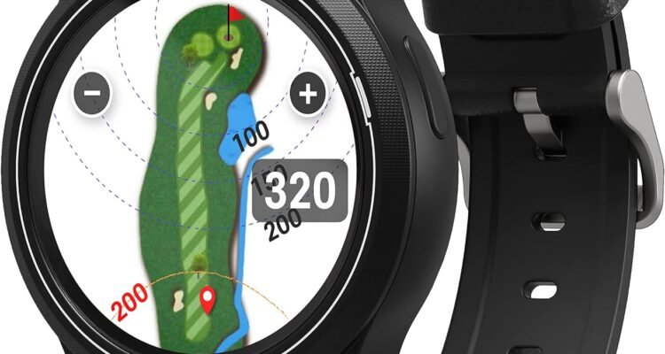 golfbuddy aim w12 gps golf watch full colour touch screen green undulation hole preview smartest way to play