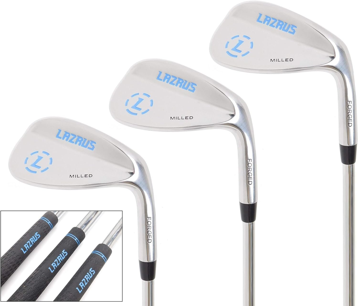 LAZR Premium Forged Golf Wedges - 52 56 60 Degree - Singles or Set For Men