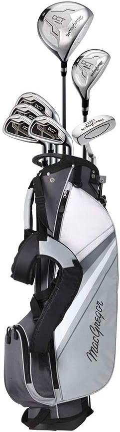 macgregor boys dct3000 junior kids premium golf set golf club bag package set greyblack right hand boys right hand