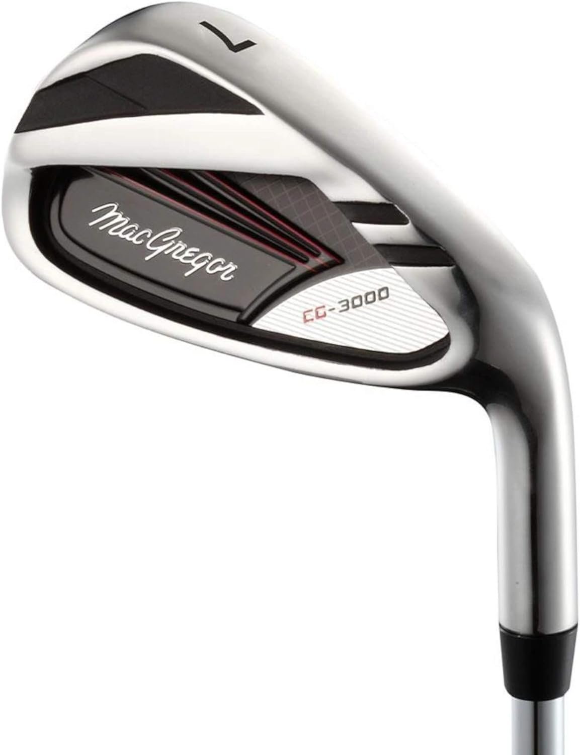 MacGregor Golf CG3000 Stainless Steel Irons Golf Club  Stand Bag Half Package Set, Mens Right Hand, Black/Red