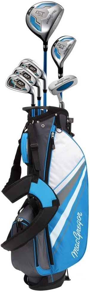 MacGregor Golf DCT3000 Boys Girls Junior Kids Childrens Golf Club Package Set with Golf Club Carry Bag