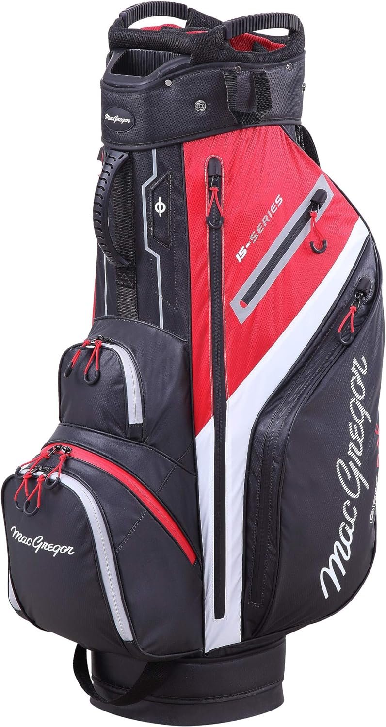 MACGREGOR Mens Mactec 15 Series Water Resistant Golf Club Cart Bag