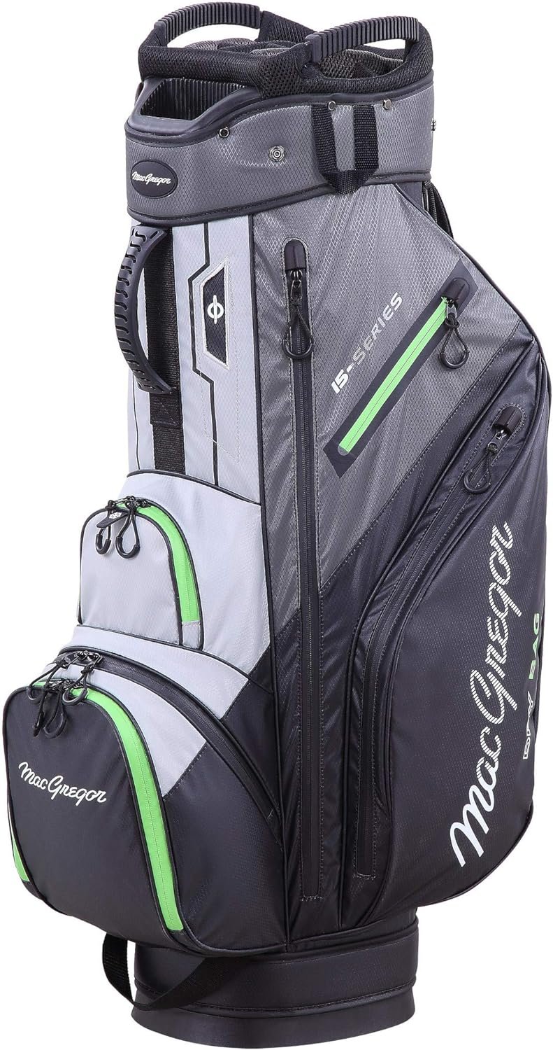 MACGREGOR Mens Mactec 15 Series Water Resistant Golf Club Cart Bag