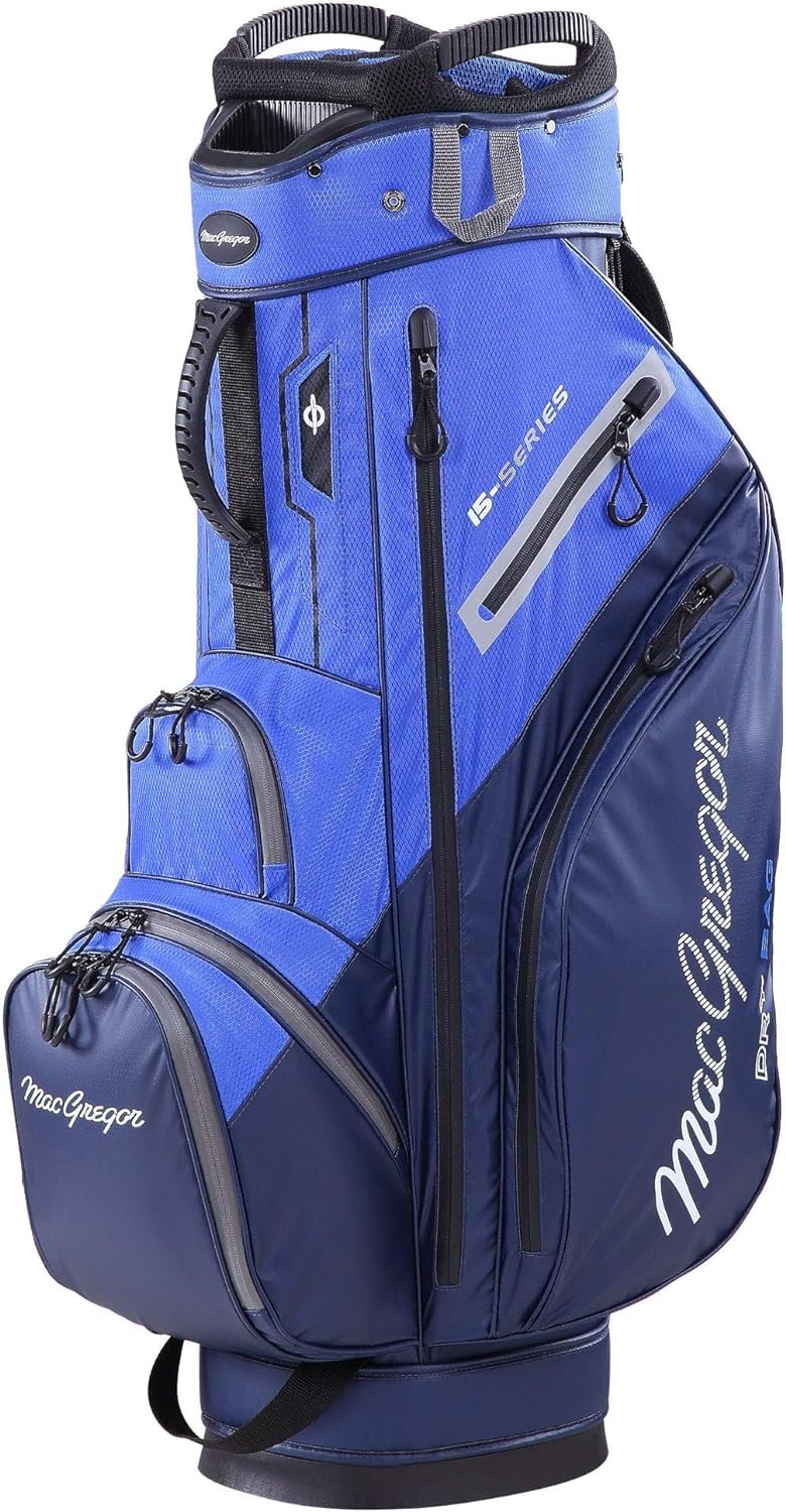 MACGREGOR Mens Mactec 15 Series Water Resistant Golf Club Cart Bag