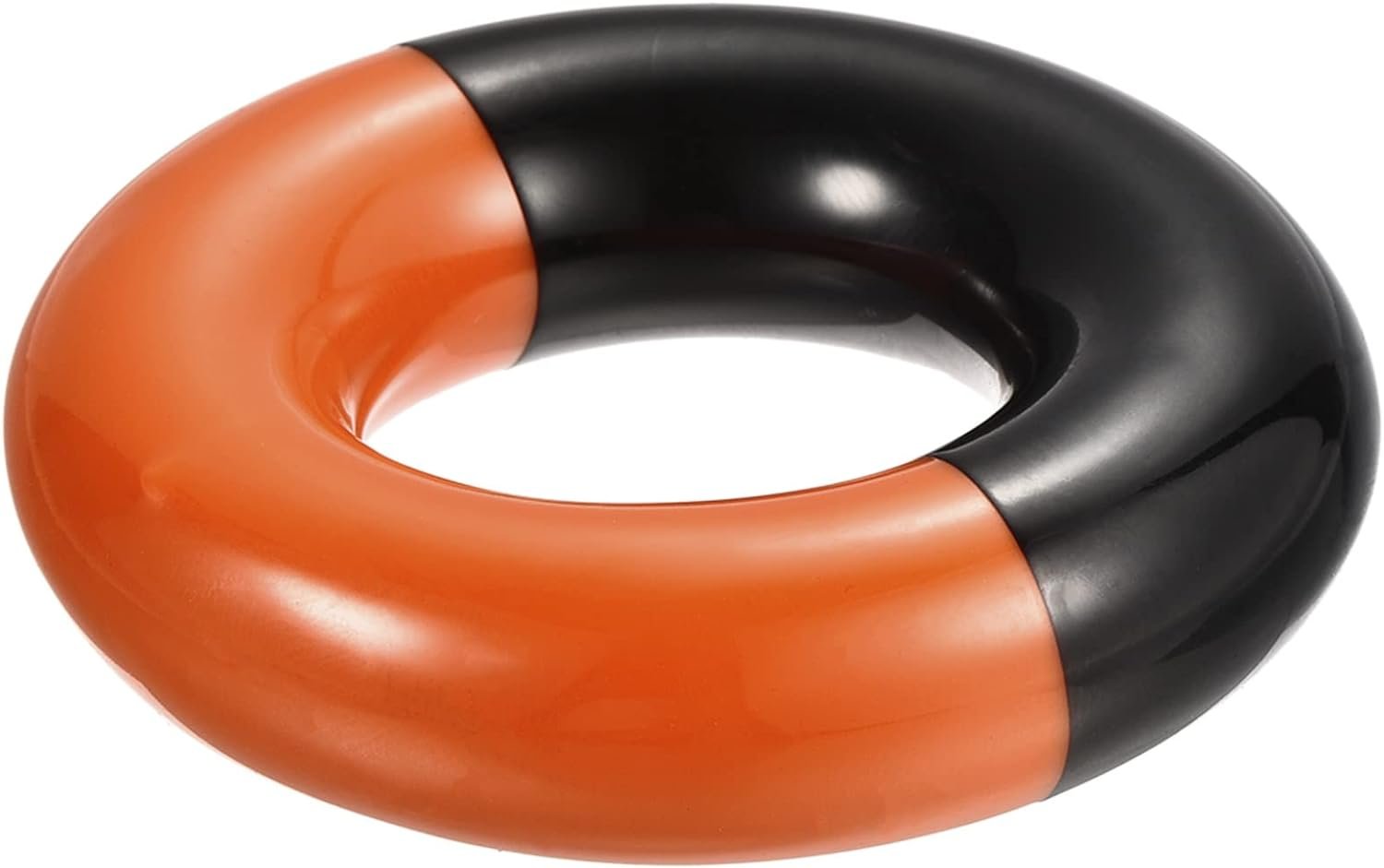 PATIKIL Golf Club Swing Weight Ring, 1 Pack Training Swing Practice Aid Warm Up Donut for Golf Trainer Beginner, Orange Black