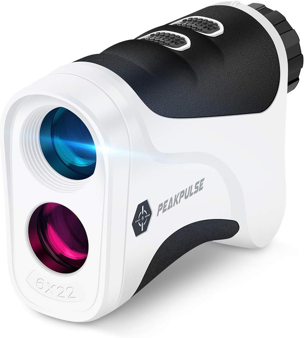 peakpulse rangefinder golf 656 yards rangefinder with flag lock 6x magnificationvibrationdistance measurementthe most su