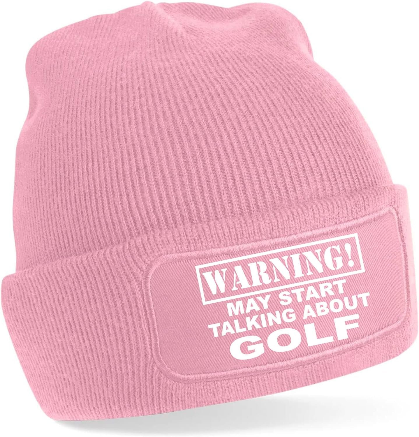 Print4U May Talk About Golf Beanie Hat Golfing Gift for Men  Ladies Golf Hat