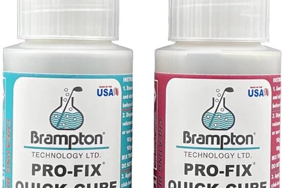 pro fix golf club repair bonding adhesive kit for golf clubs 4 ounces 5 15 quick cure