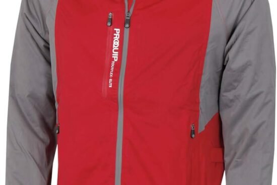 proquip golf mens tourflex elite waterproof jacket redgrey m