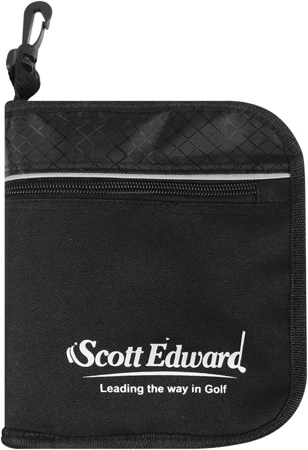 Scott Edward Golf Accessories Storage Bag Golf Weather Portable Carrying Bag with Golf Swing Aids Pro Power Band Wrist Brace Training Set