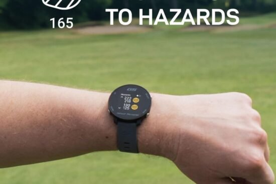 shot scope g5 golf gps watch black 1